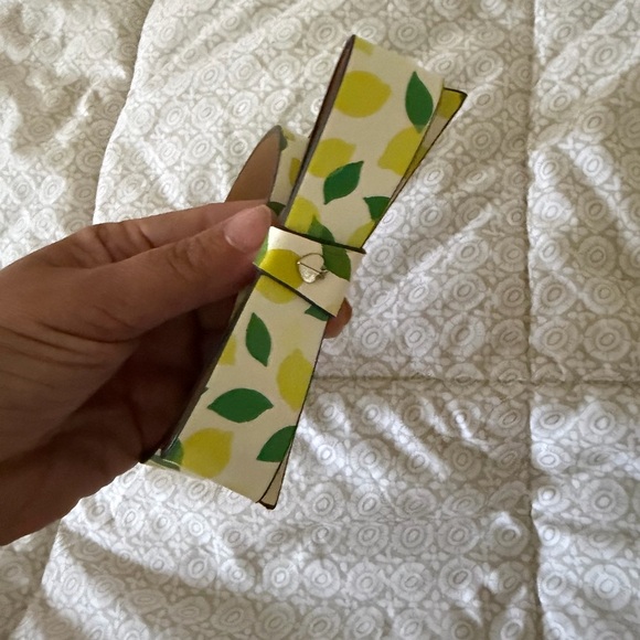 Kate Spade Lemon Print Belt - Yellow and Green - Picture 4 of 6